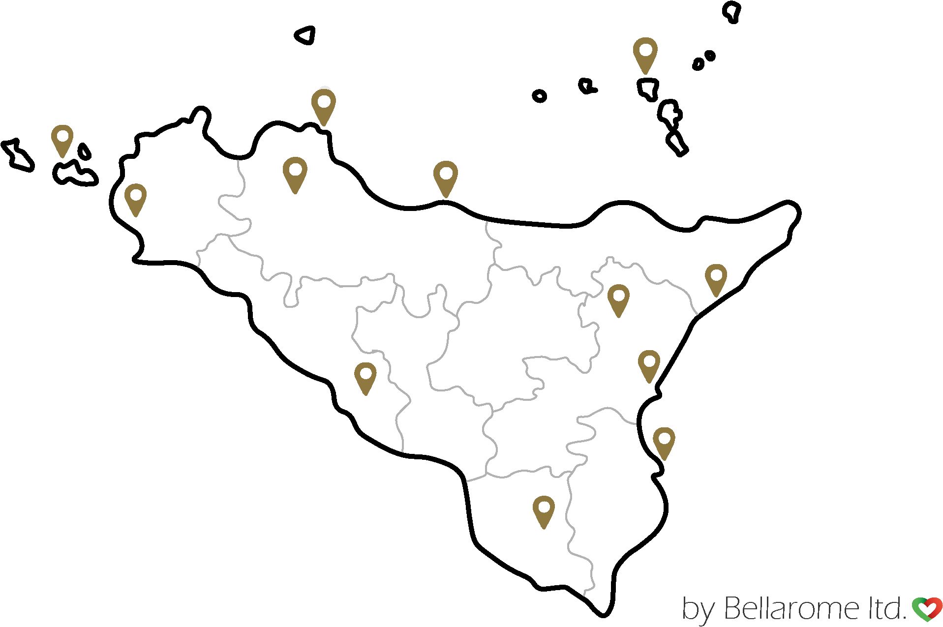 Sicily Interactive Map
