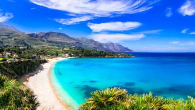 Sicily Trapani Scopello beach horizontal